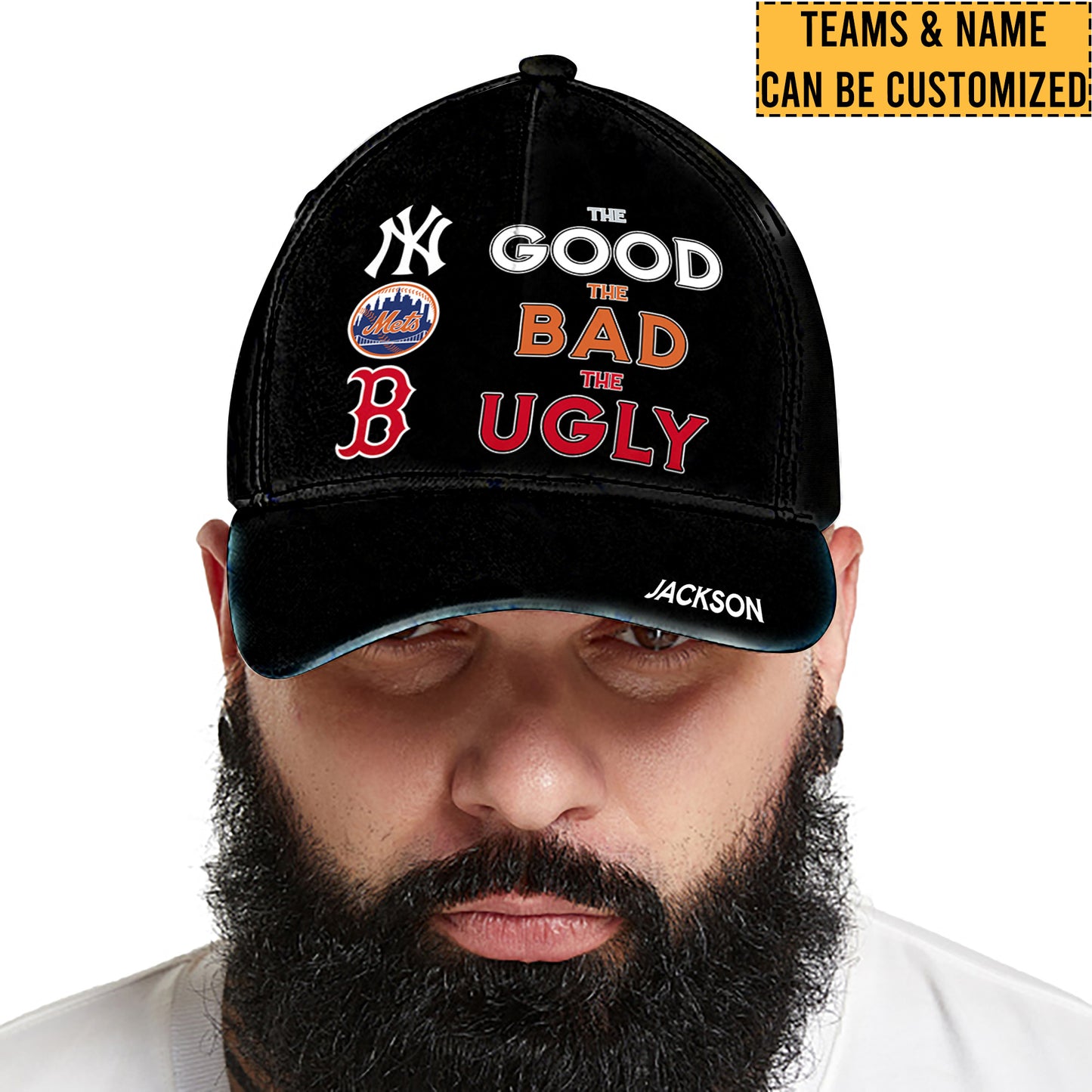 Three Teams Classic Cap - Customized Classic Cap