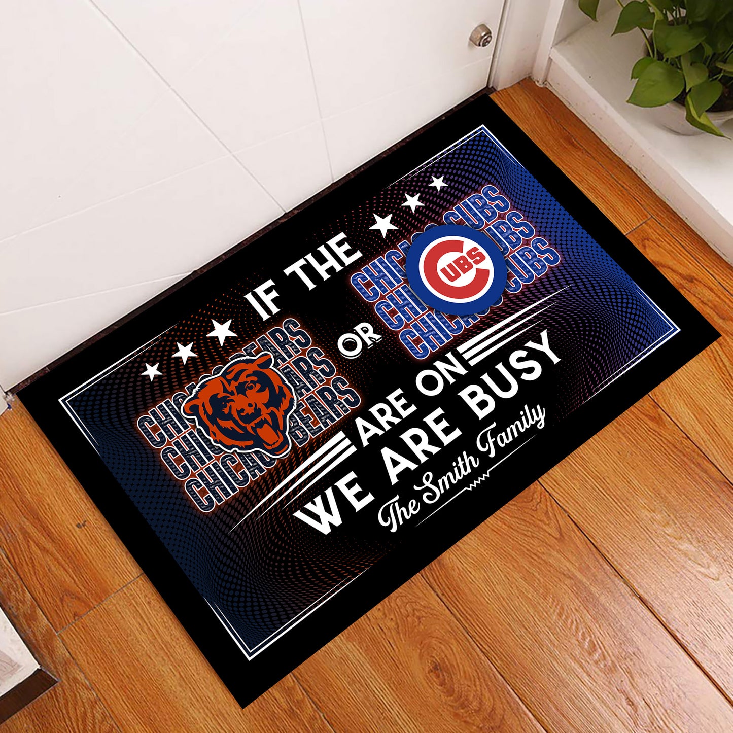 If Teams Are On We Are Busy - Customized Doormat - Anti Slip Indoor Doormat