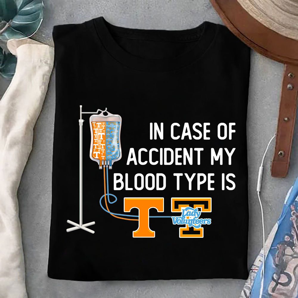 In Case Of Accident My Blood Type Shirt - Customized Shirt TNSVL