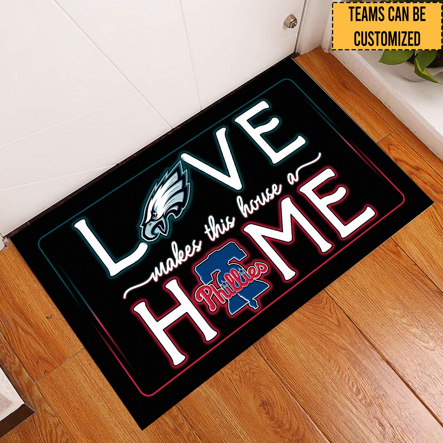 Love Makes This House A Home - Customized Doormat - Anti Slip Indoor Doormat - PLDEG PL