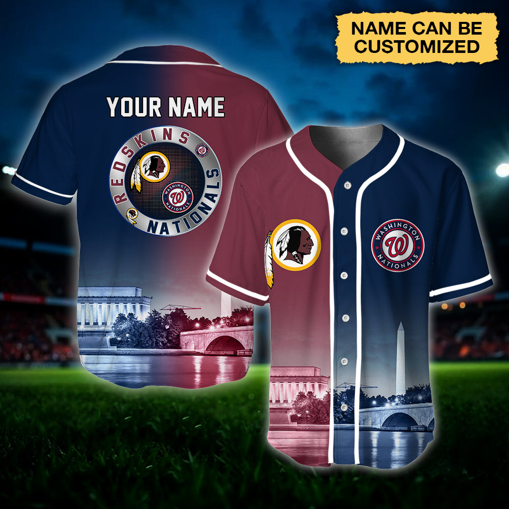 Washington Baseball Jersey - Customized Jersey - RSNTN