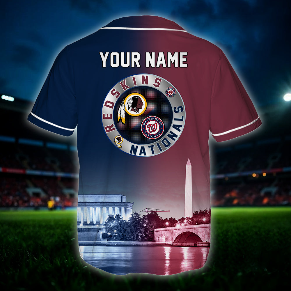 Washington Baseball Jersey - Customized Jersey - RSNTN