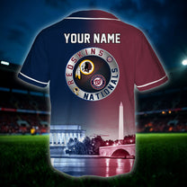 Washington Baseball Jersey - Customized Jersey - RSNTN