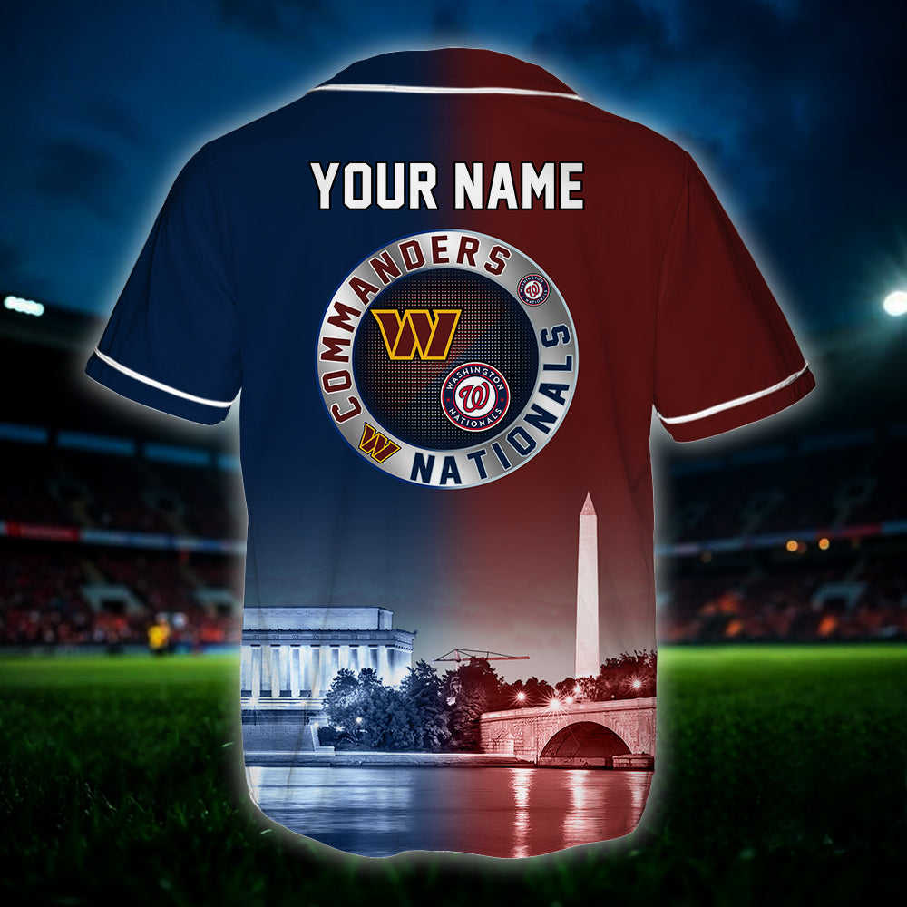 Washington Baseball Jersey - Customized Jersey - CMDNTN