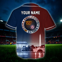 Washington Baseball Jersey - Customized Jersey - CMDNTN