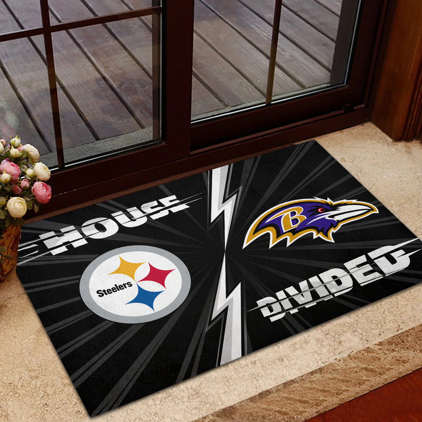 House Divided - Customized Doormat - Anti Slip Indoor Doormat
