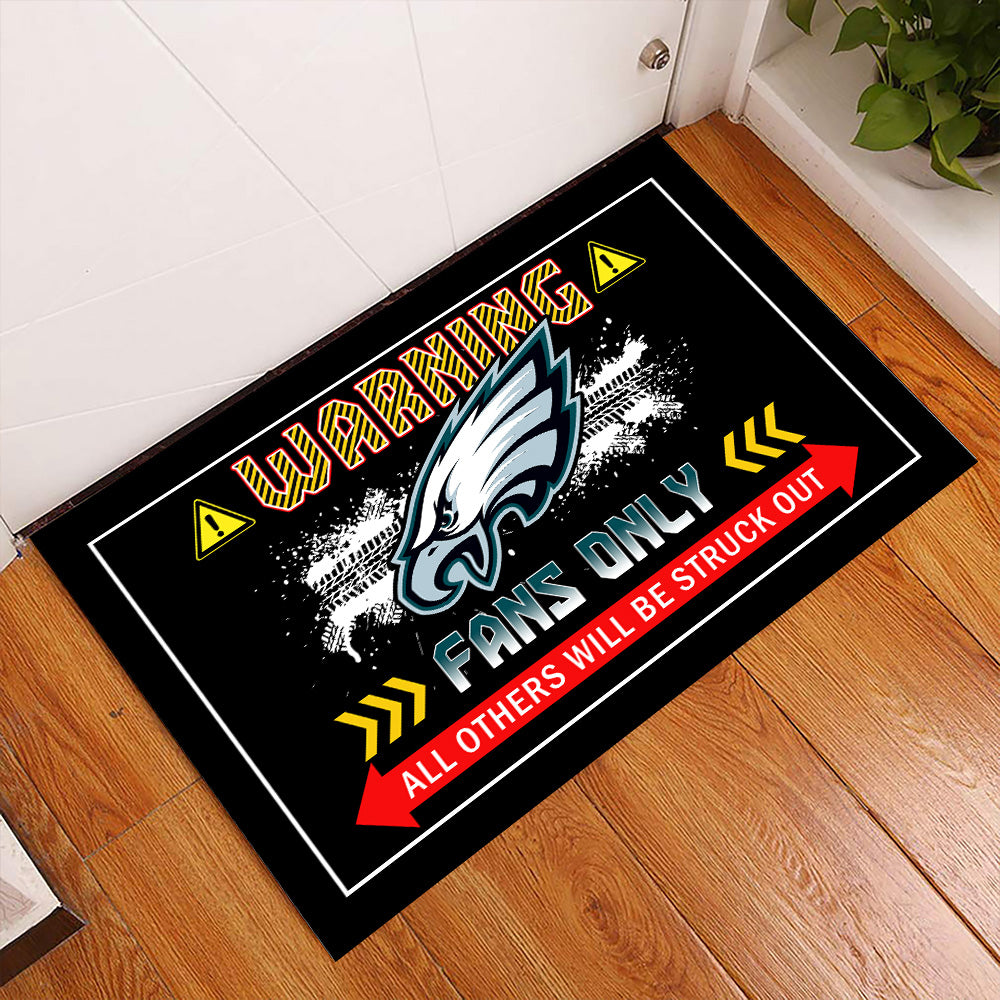 Warning Fans Only Doormat - Anti Slip Indoor Doormat - PLDPAEG