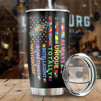 Accept Understand Love Stainless Steel Tumbler - PLDPAEG