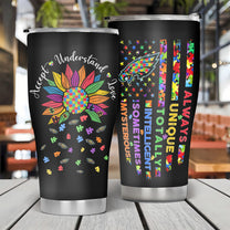 Accept Understand Love Stainless Steel Tumbler - PLDPAEG