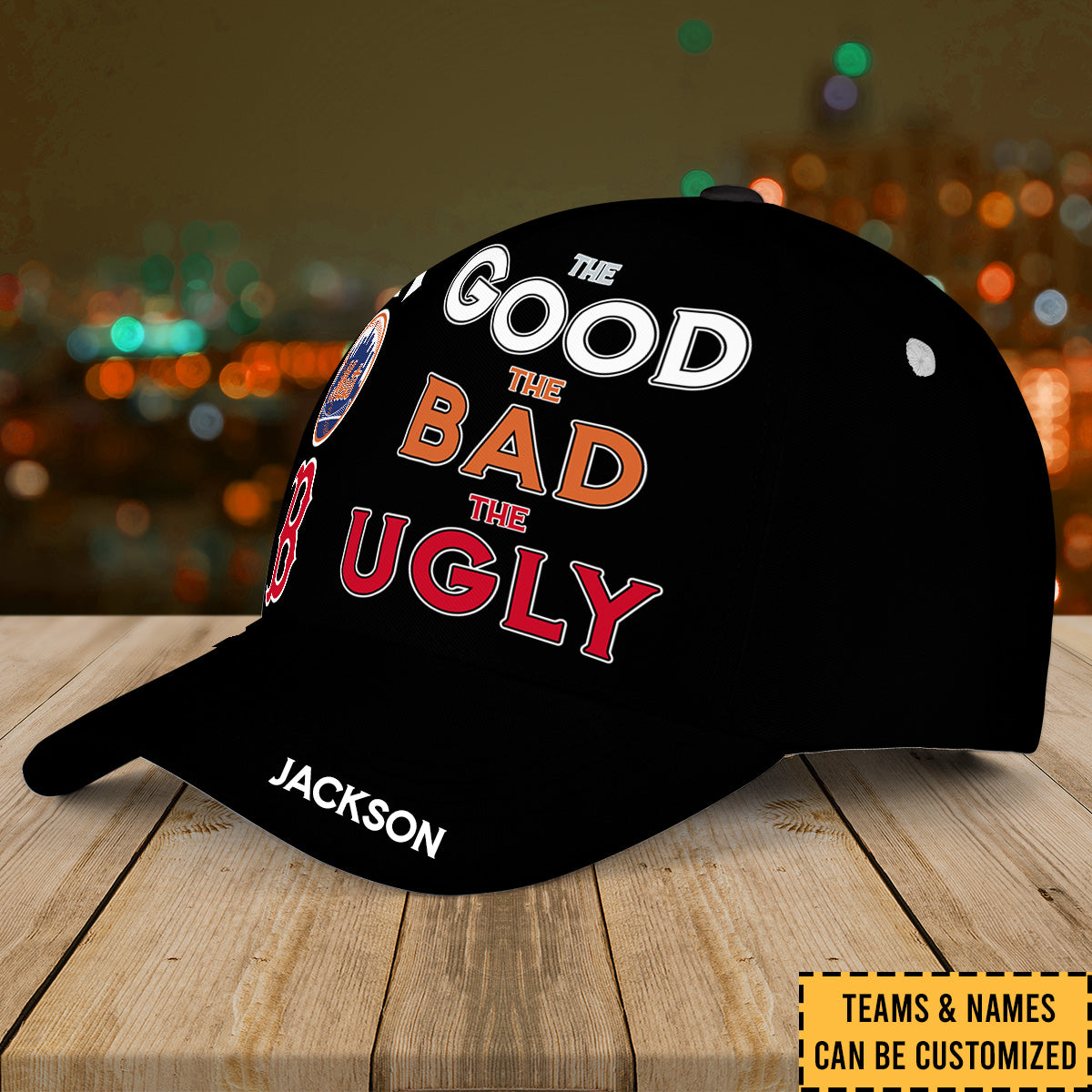 Three Teams Classic Cap - Customized Classic Cap