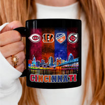 Cincinnati Skyline Mug - Customized Ceramic Mugs