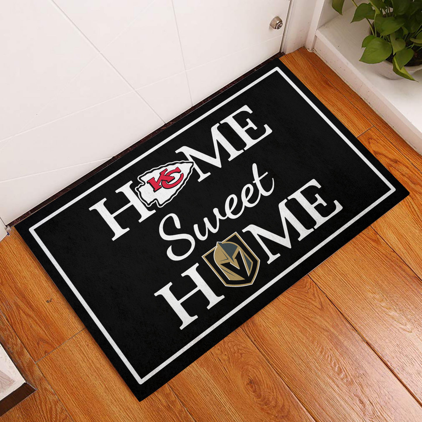 (Version1) Home Sweet Home - Customized Doormat - Anti Slip Indoor Doormat