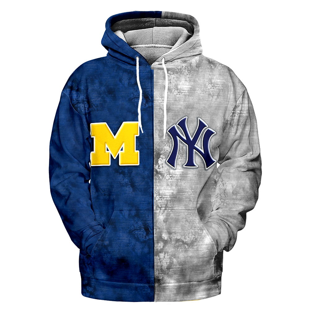 Sport Teams Fleece Hoodie - Customized Fleece Hoodie - MCG NYYK