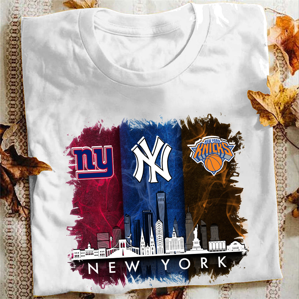 New York Skyline Shirt - Customized Shirt (clt)