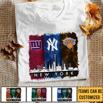 New York Skyline Shirt - Customized Shirt (clt)