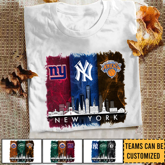 New York Skyline Shirt - Customized Shirt (clt)