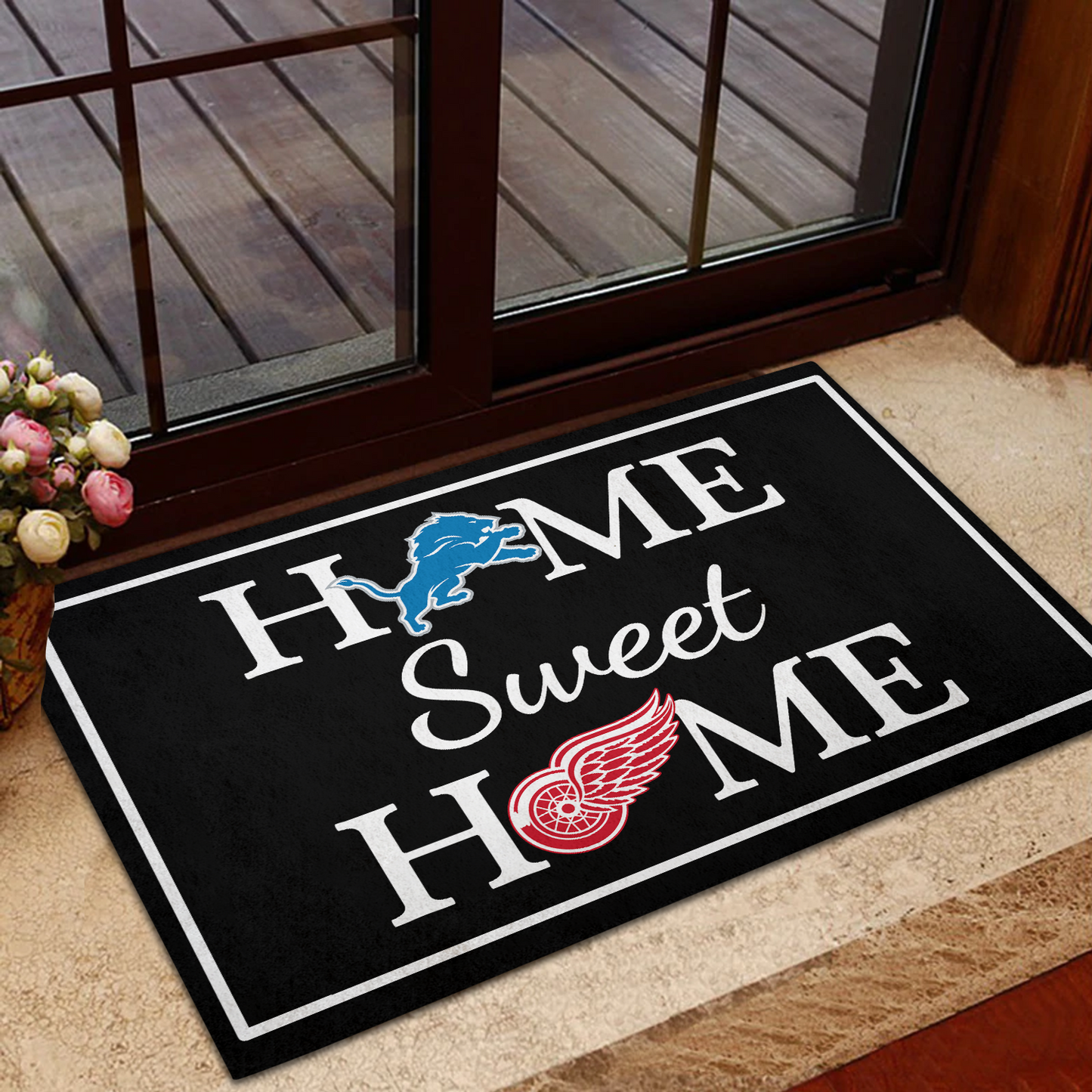(Version3) Home Sweet Home - Customized Doormat - Anti Slip Indoor Doormat