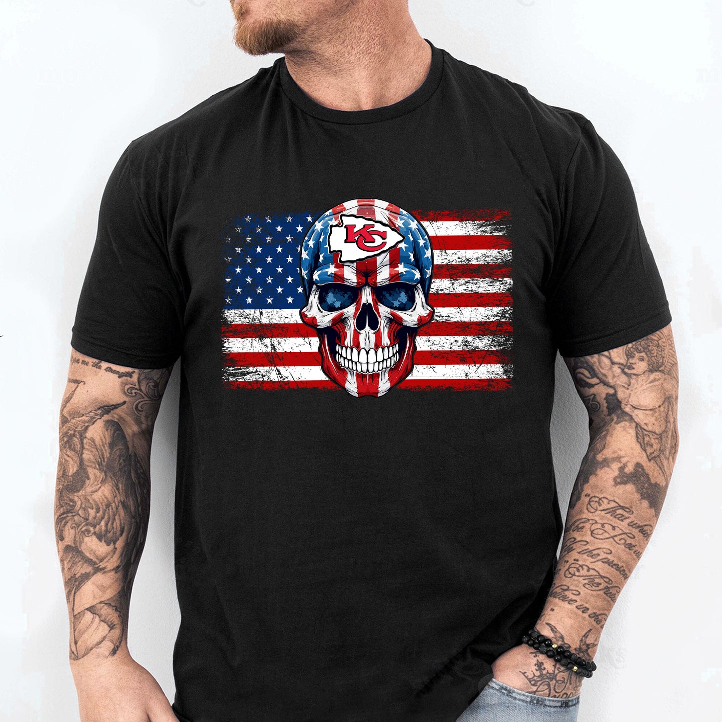 American Flag Skull Shirt - KSCC