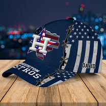 Houston Flag Cap - Customized Classic Cap - HTAT