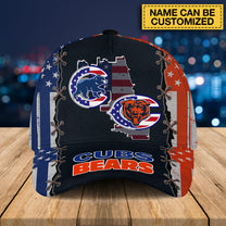 Chicago Flag Cap - Customized Classic Cap - CCGC, CCGB