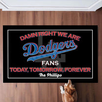 We Are Fans Today Tomorrow Forever Doormat - Anti Slip Indoor Doormat - LADG