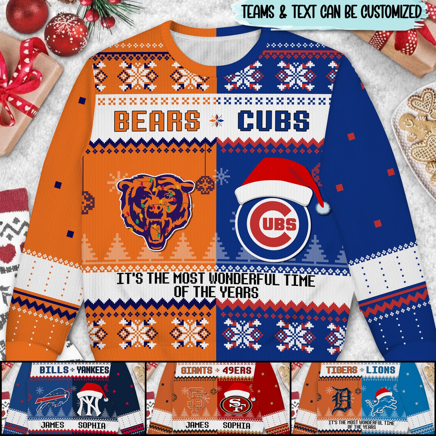 It's The Most Wonderful Time Of The Year Sweater - Customized Sweater