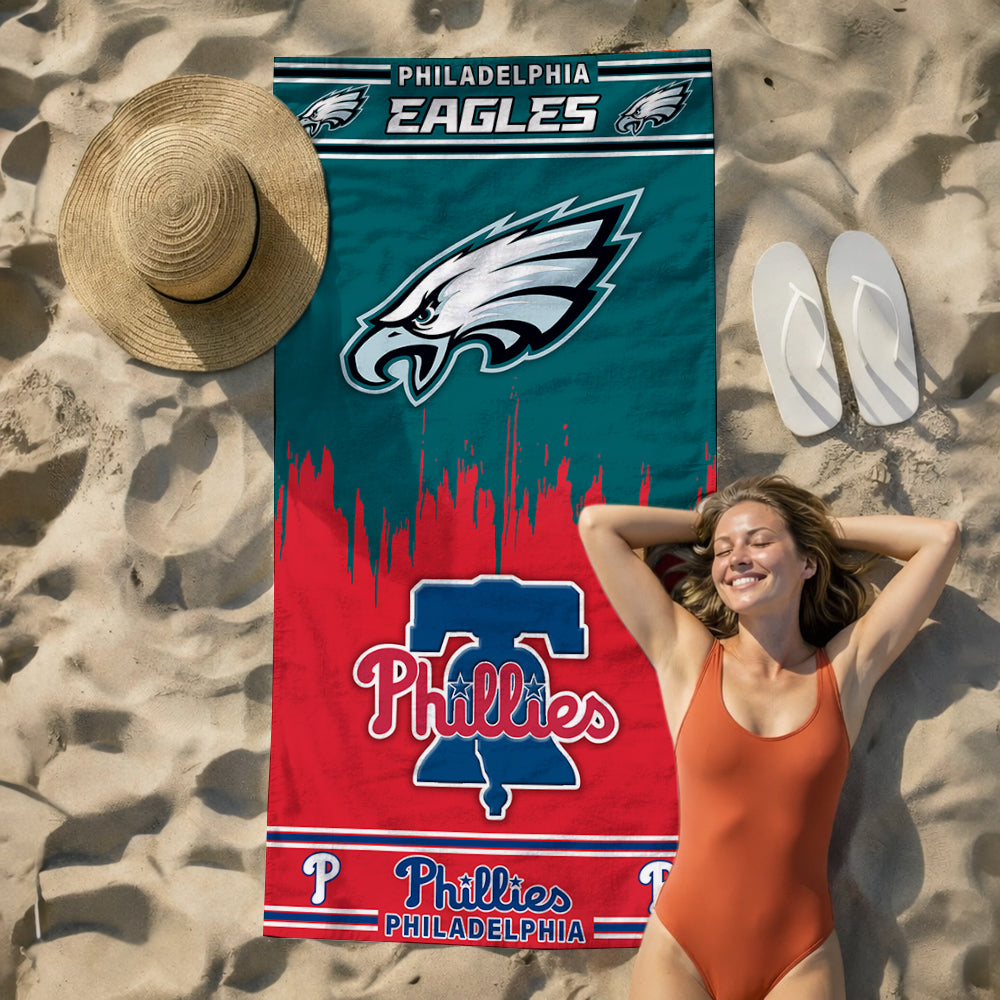 Philadelphia Teams Beach Towel