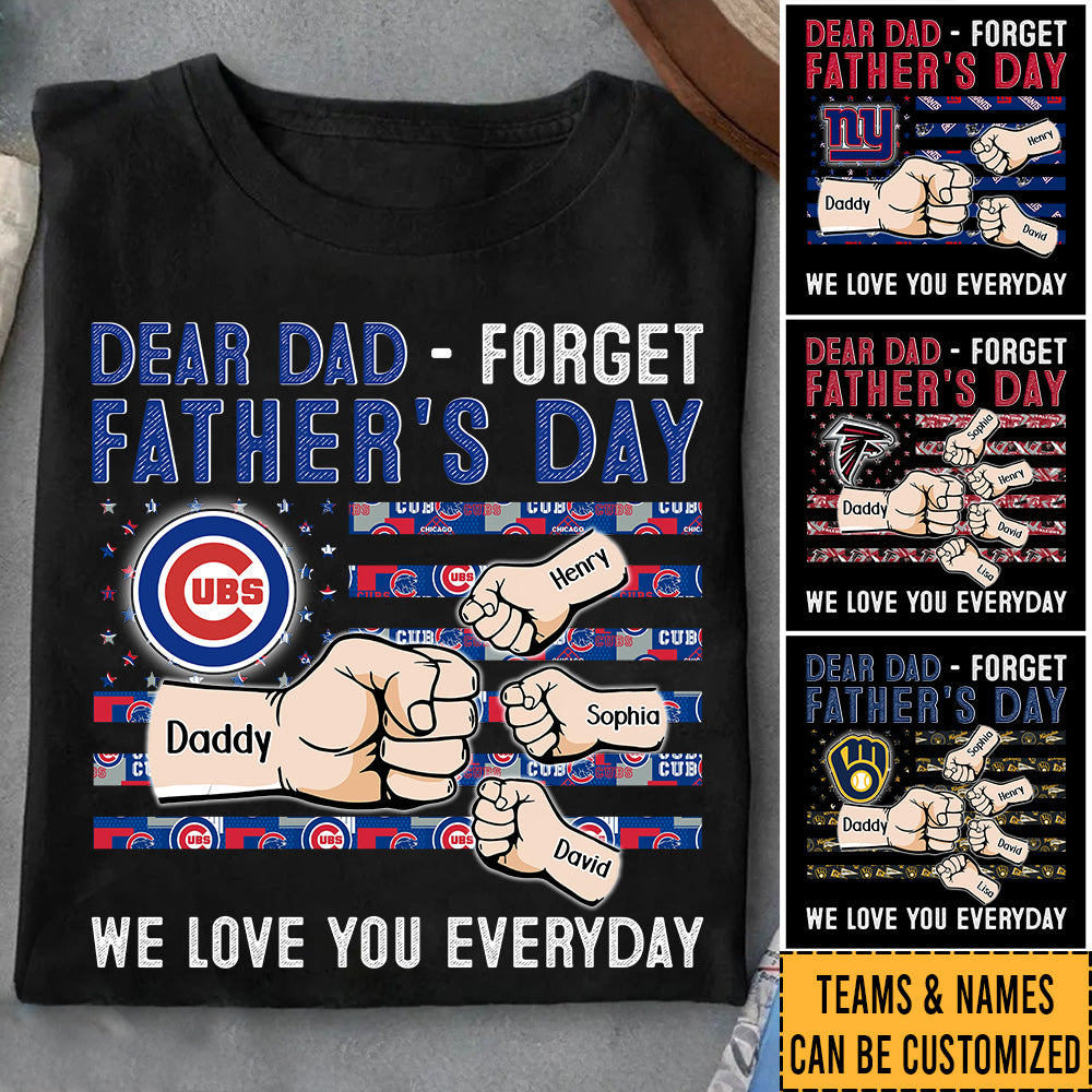Dear Dad Customized Shirt - Perfect Gift For Dad