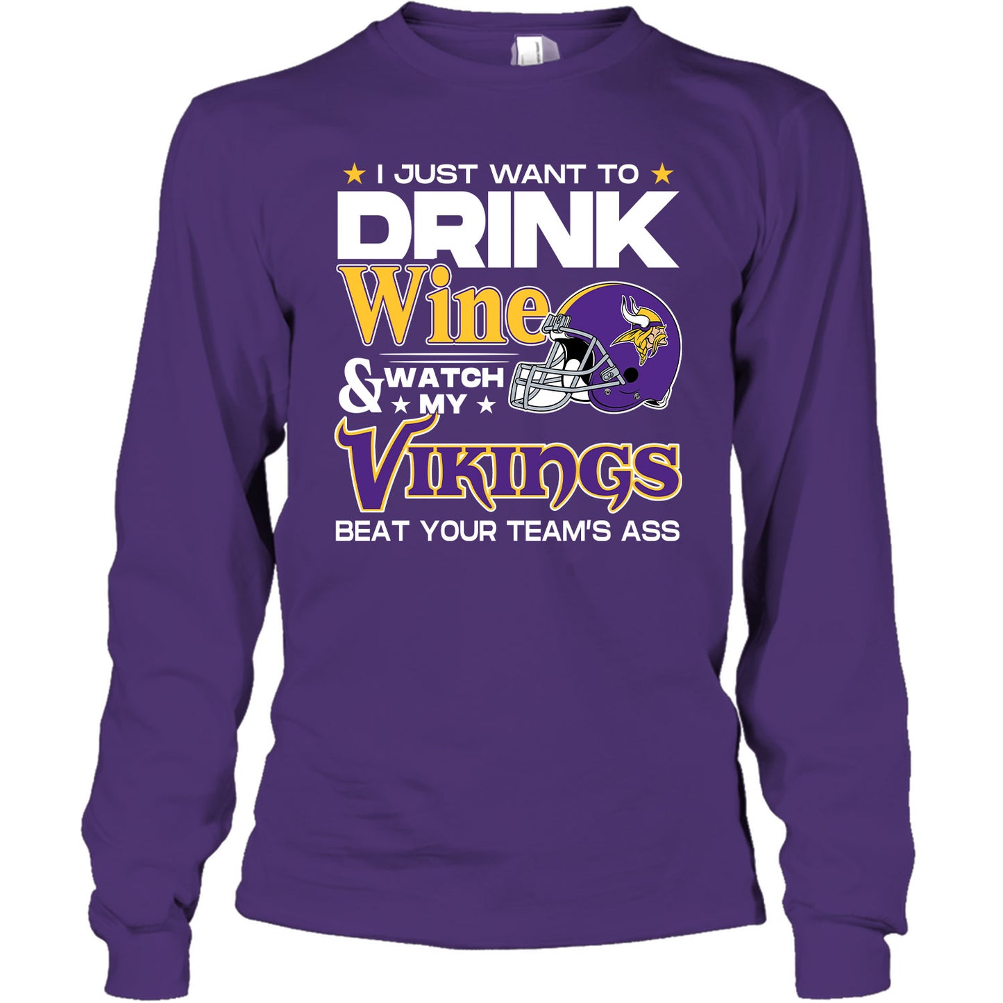 I Just Want To Drink And Watch My Team Shirt - MNSTVK