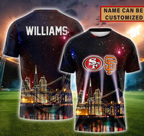 San Francisco Skyline T-Shirt - Custom Print T-shirt - SFG SF49