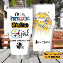 Psychotic Girl Stainless Steel Tumbler - PBSTL
