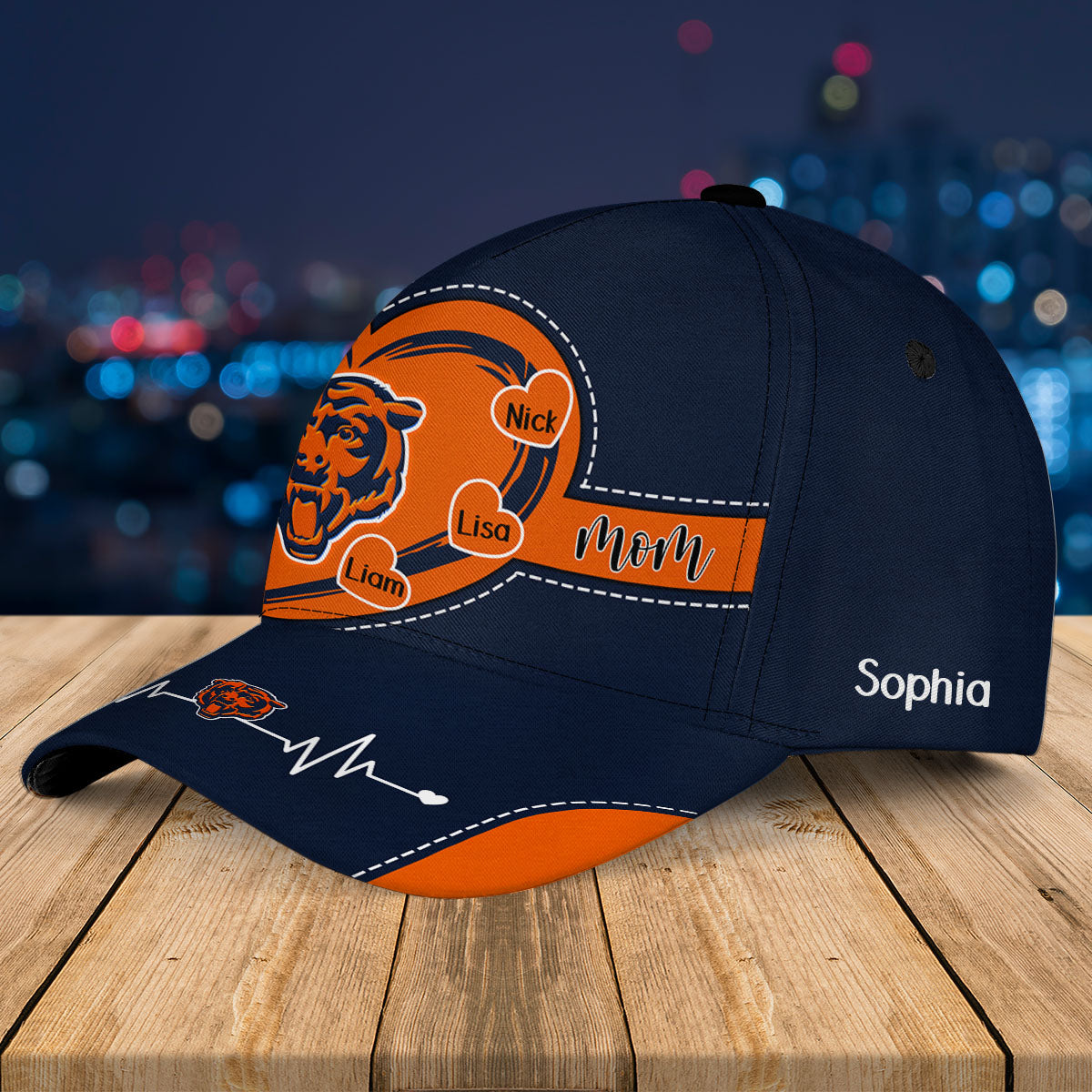 Mom Heart Classic Cap - Customized Gift For Moms