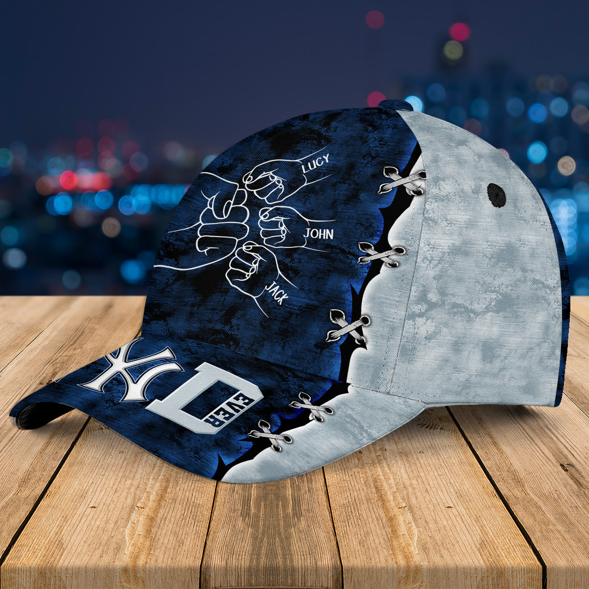 Best Dad Ever Classic Cap - Customized Gift For Dads V2