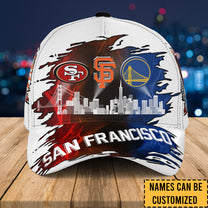 San Francisco Skyline Classic Cap - Customized Classic Cap (clt)