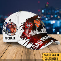 San Francisco Skyline Classic Cap - Customized Classic Cap (clt)