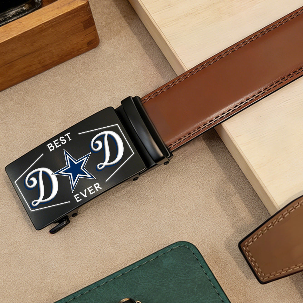 Best Dad Ever - Customized Leather Belt