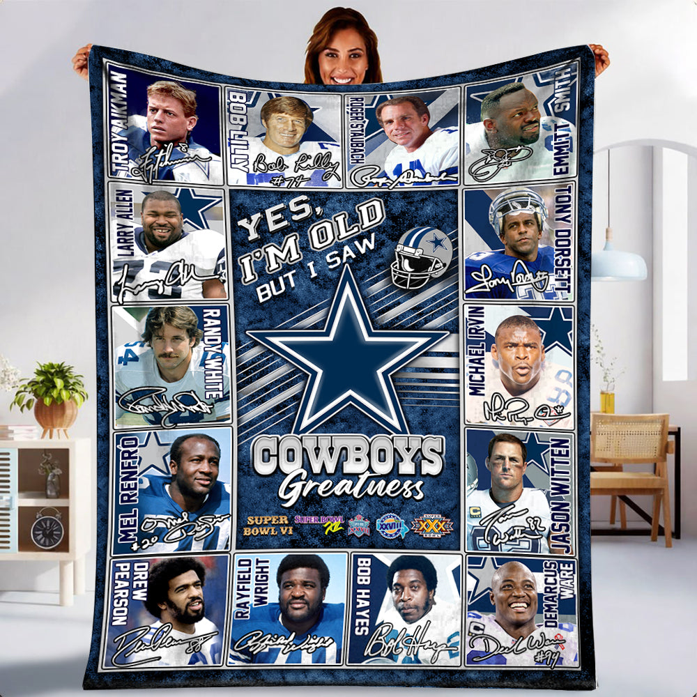 Dallas CB Greatness Fleece Blanket - DLCB