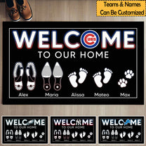 Welcome to Our Home Doormat - Customized Doormat - Anti Slip Indoor Doormat