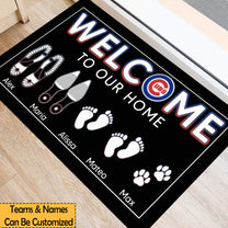 Welcome to Our Home Doormat - Customized Doormat - Anti Slip Indoor Doormat