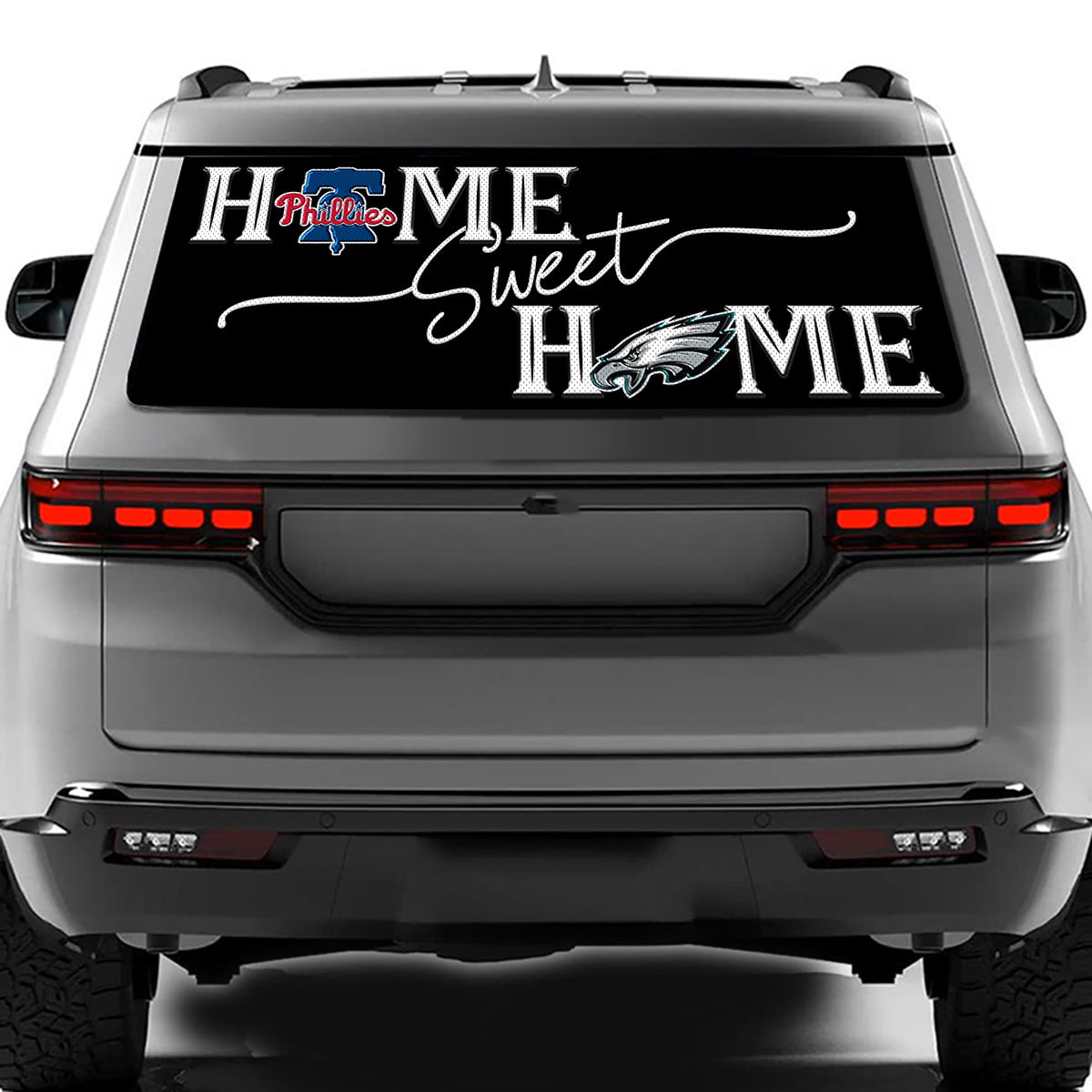 Home Sweet Home - Car Rear Windows Sticker - EGPL