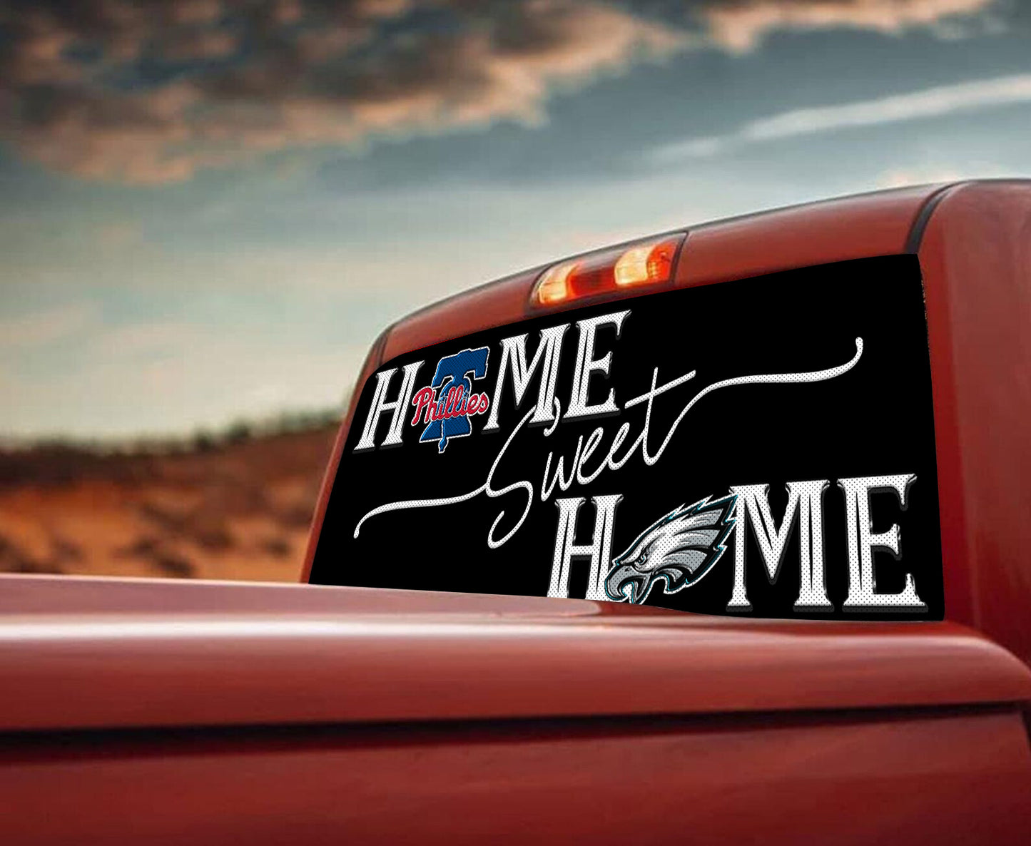 Home Sweet Home - Car Rear Windows Sticker - EGPL