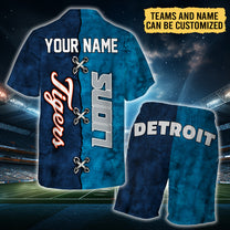 Teams Hawaiian Shirt and Beach Shorts Set - Customized Set