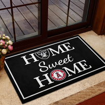 ( New Design) Home Sweet Home - Las Vegas RD And LA Angels - Anti Slip Indoor Doormat