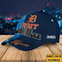 Teams Detroit Skyline Classic Cap - Customized Classic Cap - DTL DTTG