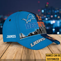 Teams Detroit Skyline Classic Cap - Customized Classic Cap - DTL DTTG