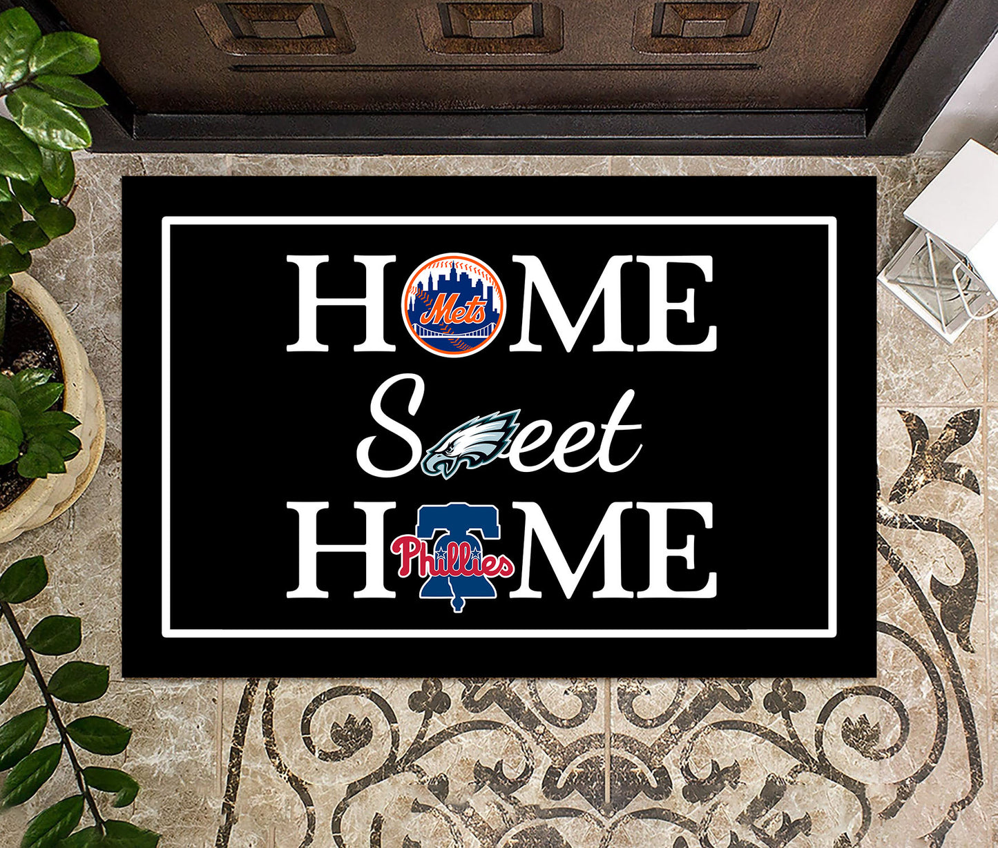 Home Sweet Home Customized Doormat - Anti Slip Indoor Doormat NYM PL EG