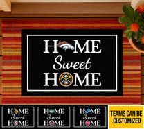 Home Sweet Home Customized Doormat - Anti Slip Indoor Doormat (v9)