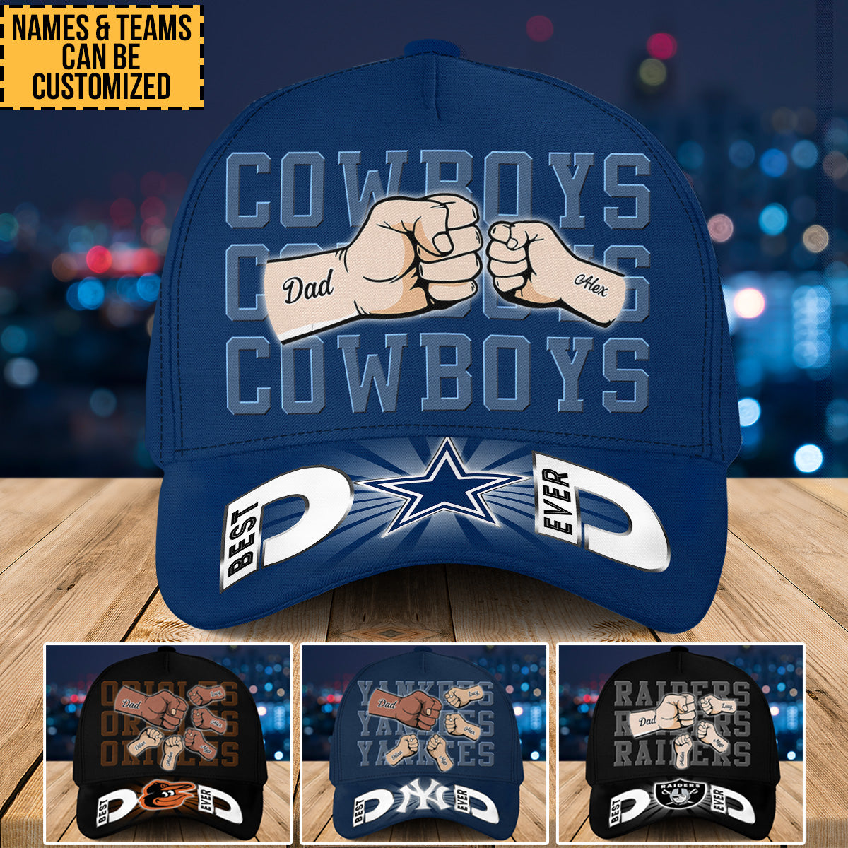 Best Dad Ever - Customized Classic Cap