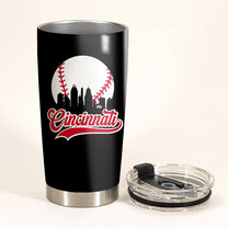 Cincinnati Reds Skyline Legends - Customized Tumbler