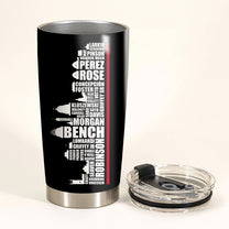 Cincinnati Reds Skyline Legends - Customized Tumbler